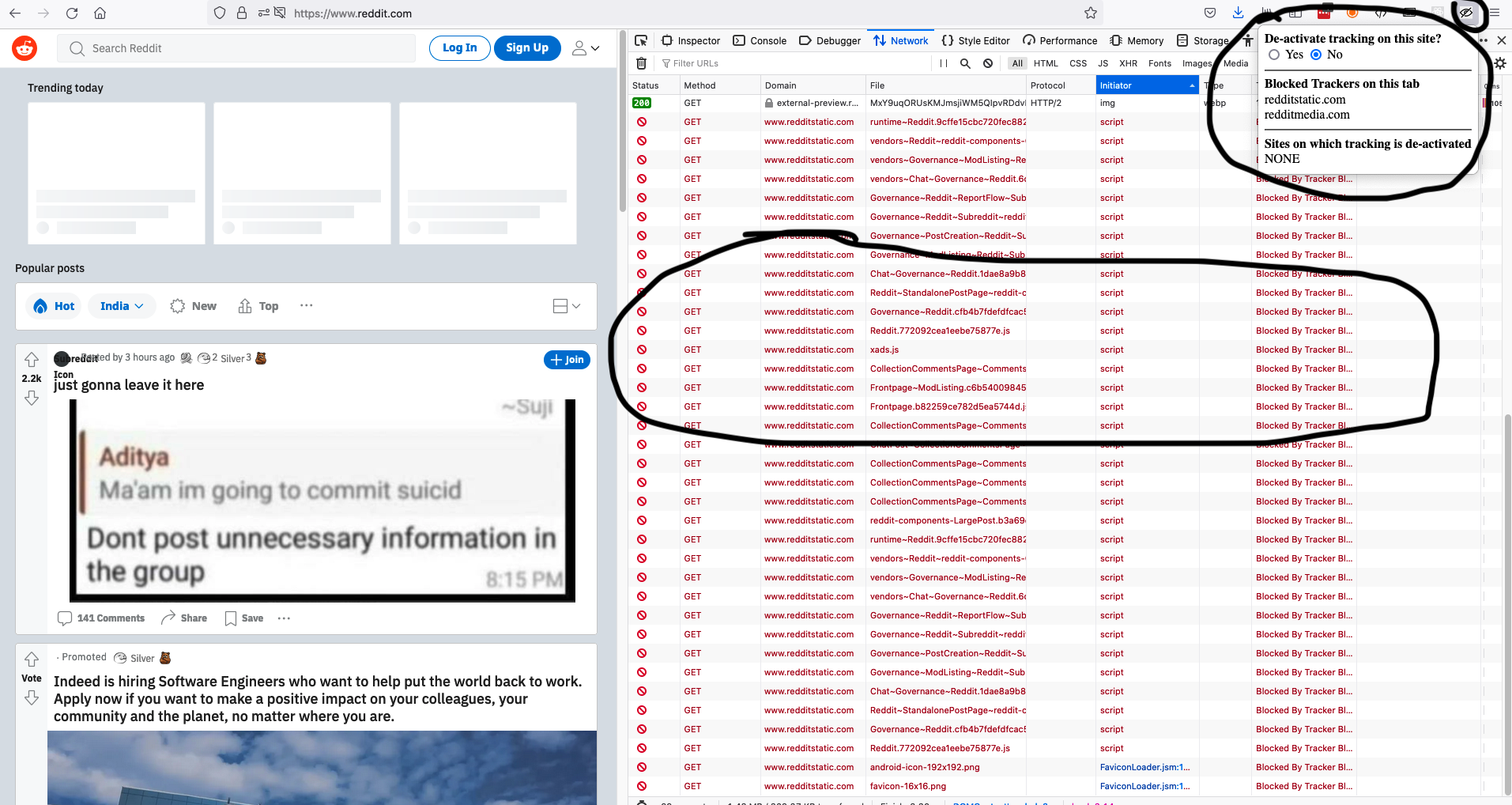 GitHub sharmadnachnolkar/trackerblockingbrowserextension Cross